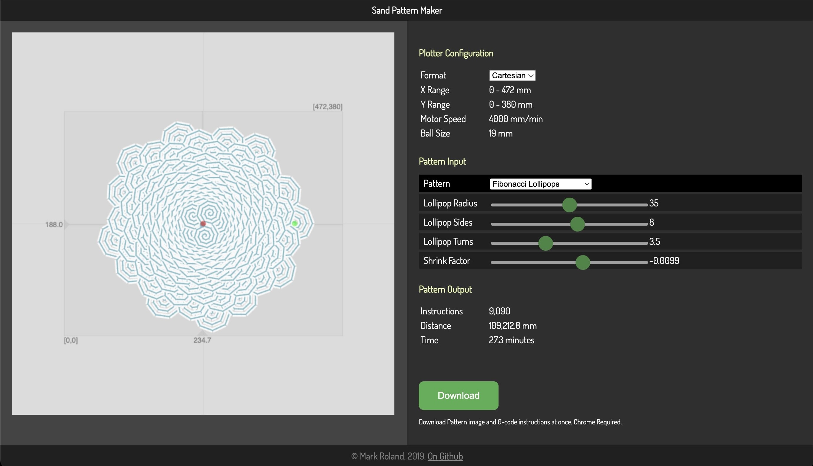 Sand Table Patter Maker